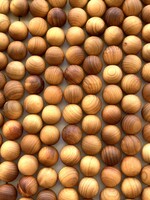 6mm Unfinished Sandalwood Round Strand