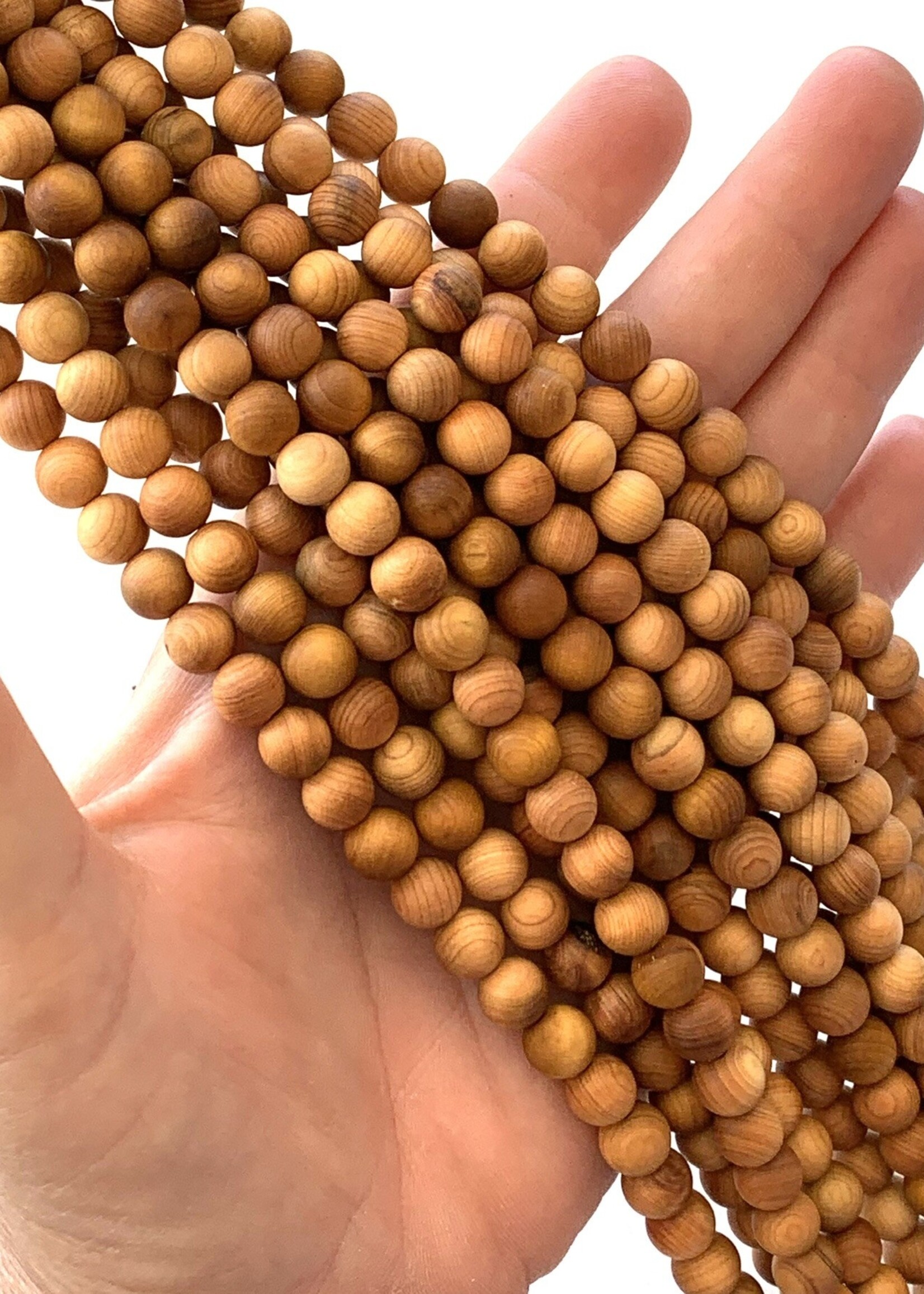 8mm Unfinished Sandalwood Strand