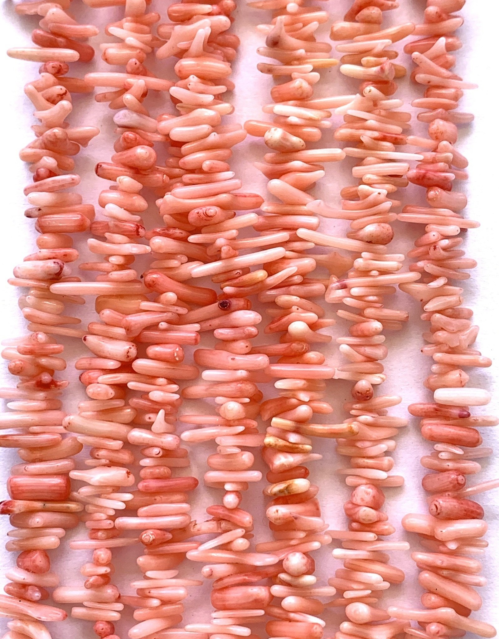 Pink Coral Chip Strands