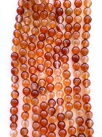 4mm Carnelian Round Strands