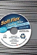 .019 Soft Flex Beading Wire  Satin Medium 10ft