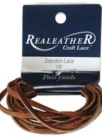 3/16" Deerskin Lace Saddle Tan 2 yds