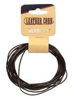 1mm Leather Brown 5 yd
