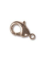 12mm Lobster Clasp, Copper Plate Qty 12