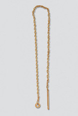 4.5'' Threader Earrings 14k Gold Filled pair