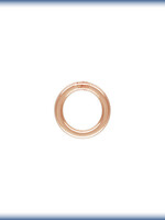 4mm 22ga Closed Ring, 14k Rose Gold Filled Qty 10