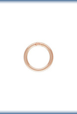 5mm Closed Ring 20ga, 14k Rose Gold Filled Qty 10