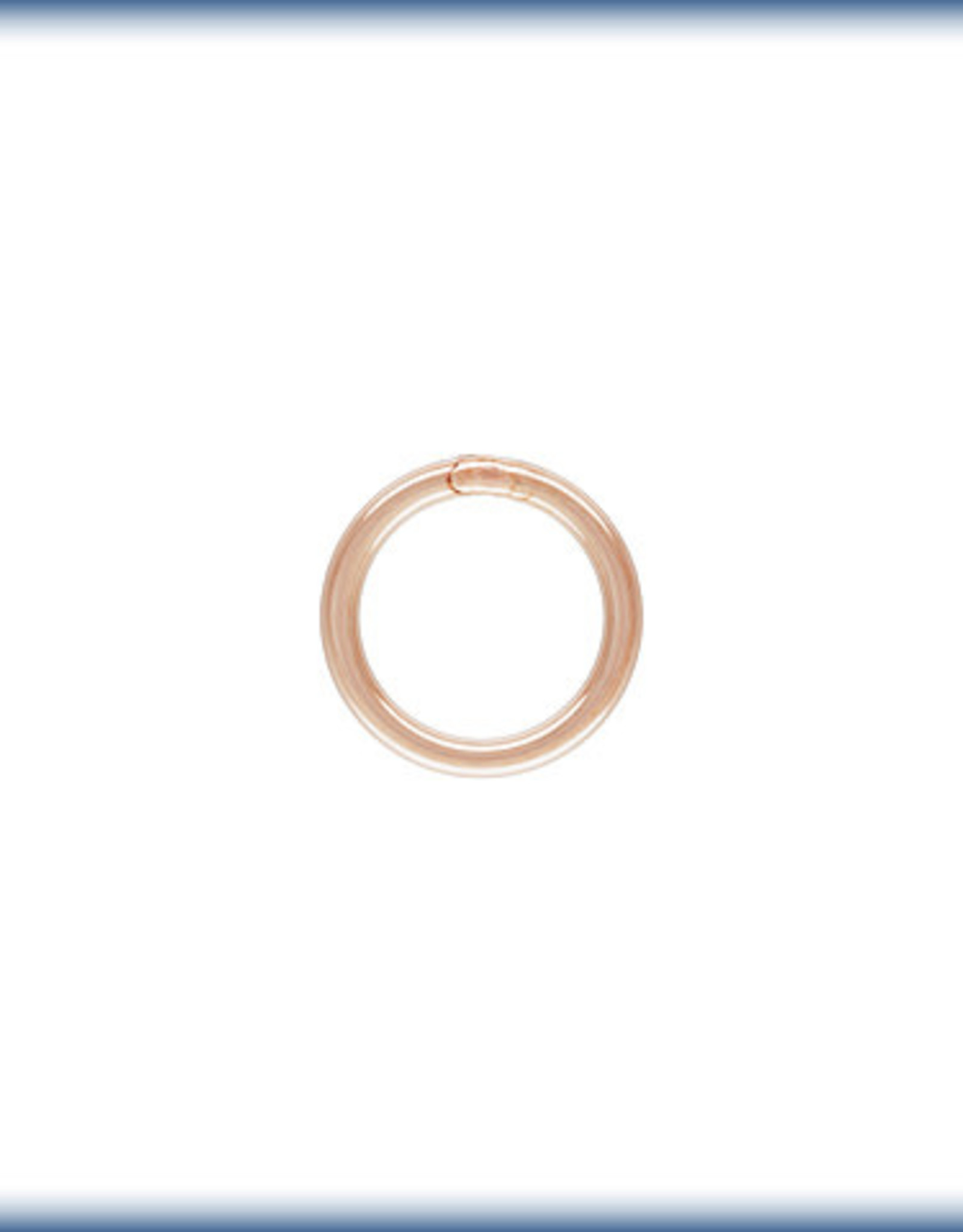 5mm Closed Ring 20ga, 14k Rose Gold Filled Qty 12