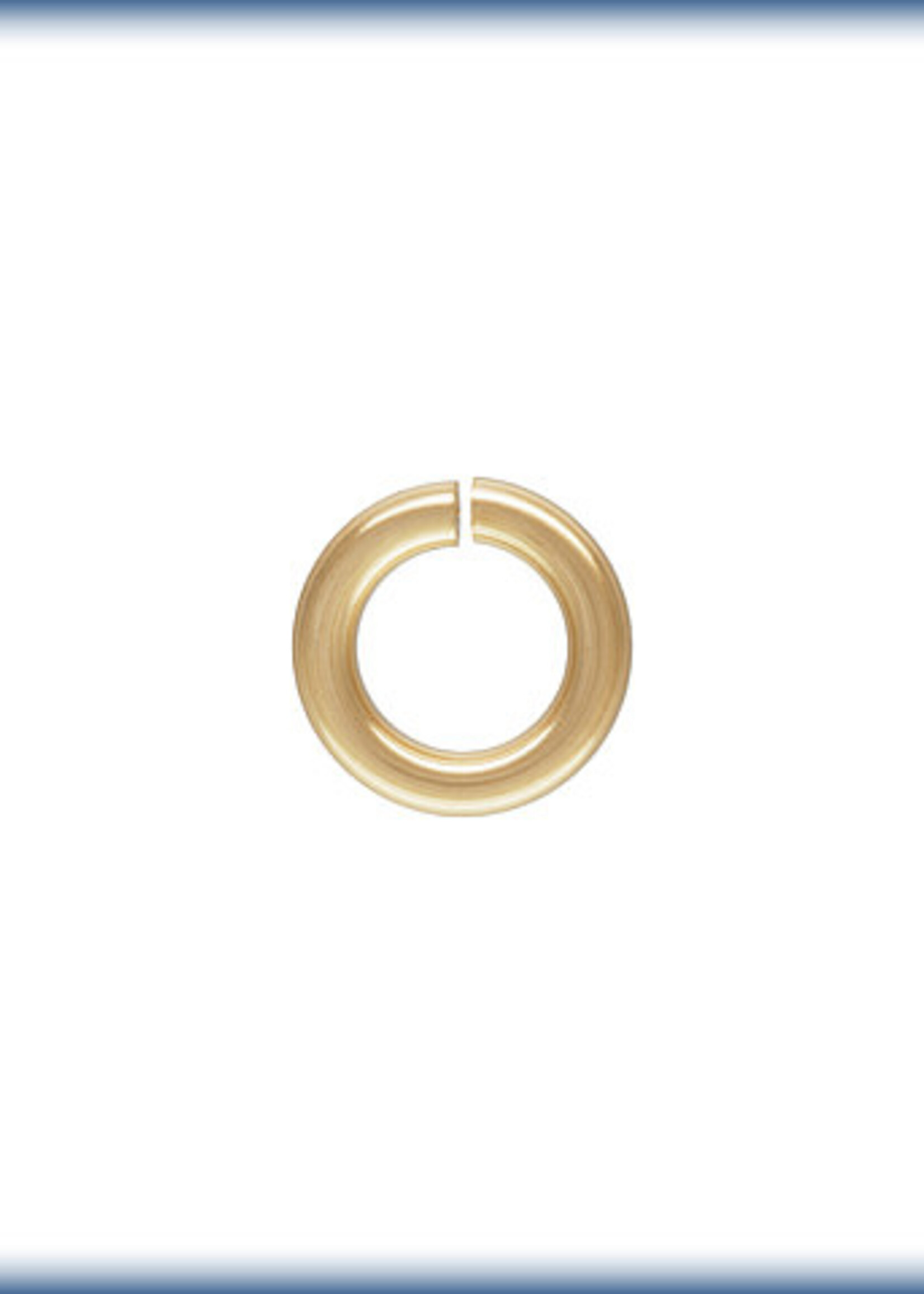 5mm Jump Ring 18ga 14k Gold Filled Qty 6