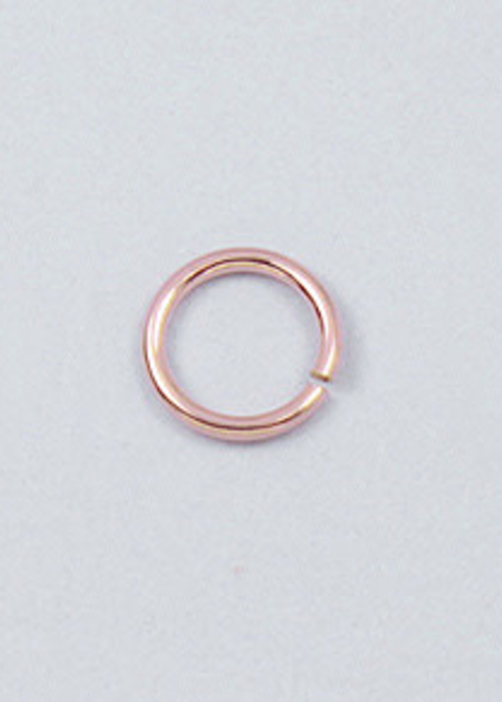 5mm Jump Rings 22ga 14k Rose Gold Filled Qty10