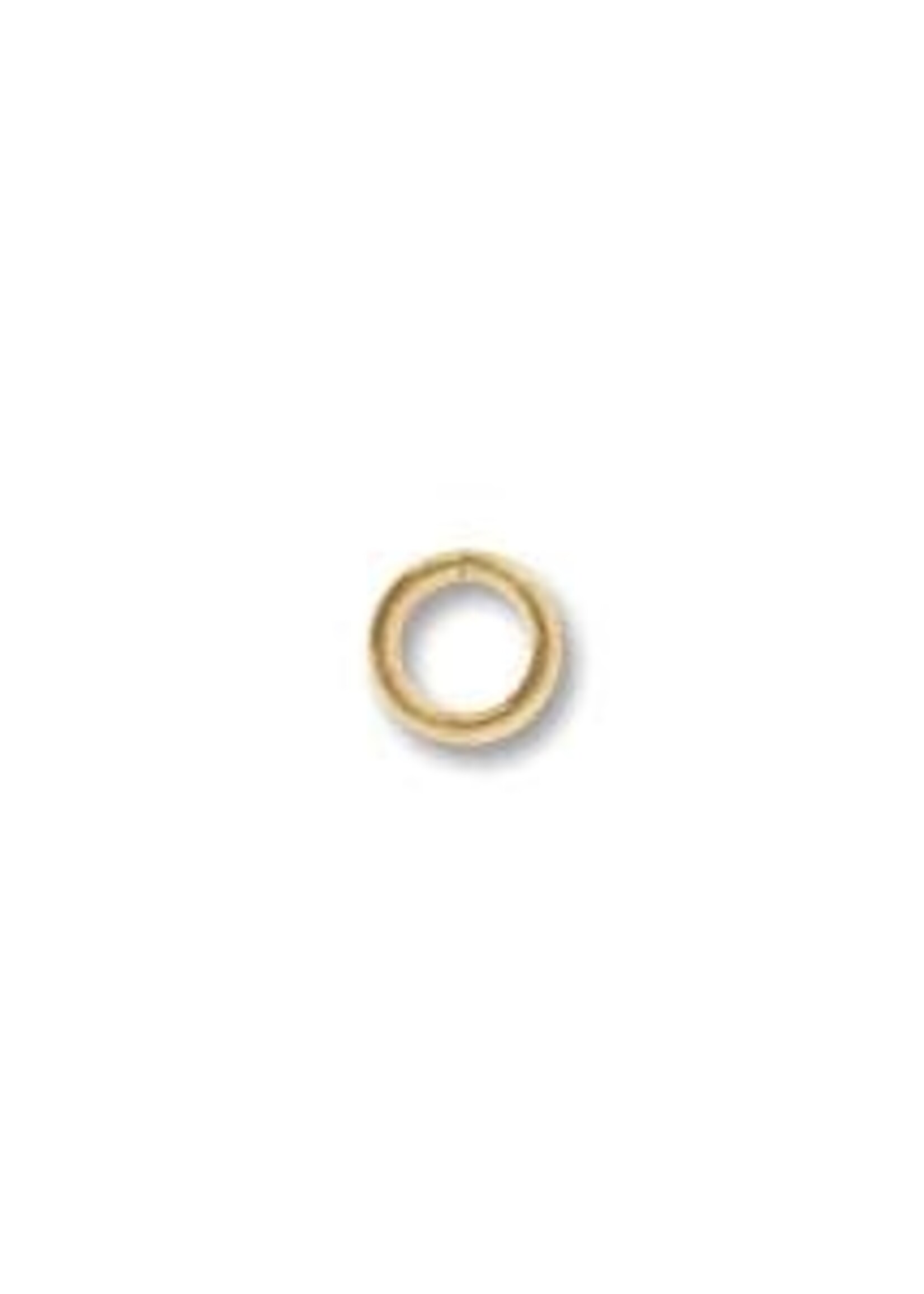 4mm Jump Ring 21ga Gold Plated Qty 144
