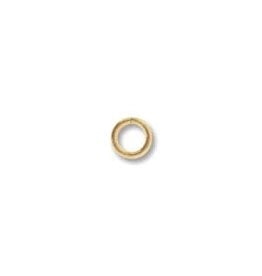 4mm Jump Ring 21ga Gold Plated Qty 144