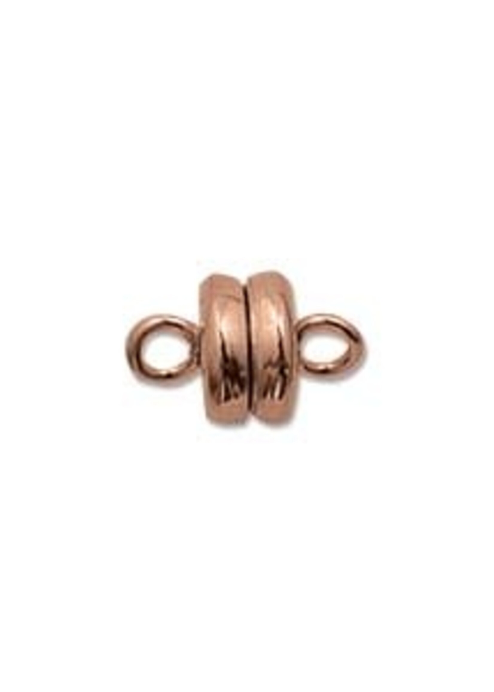 6mm Magnet Clasp Copper Plate Qty 4