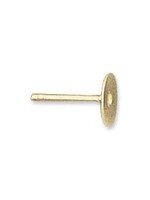 6mm Glue Post Gold Plate Qty 12