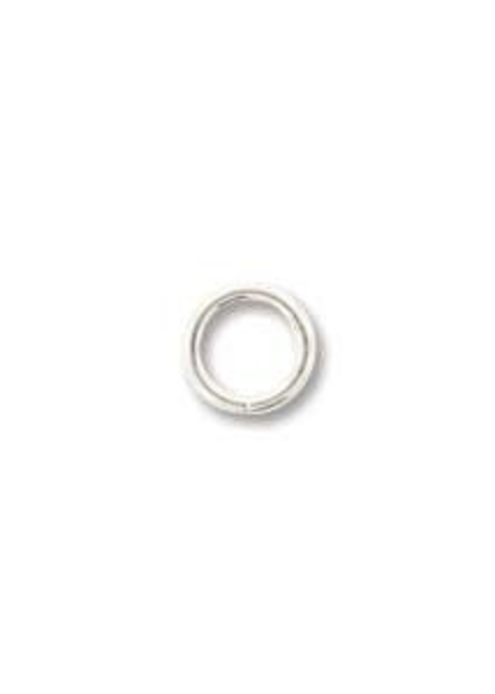 5mm Jump Ring 19ga Silver Plate Qty 144