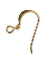 Coil Earwires Gold Plate Qty 12