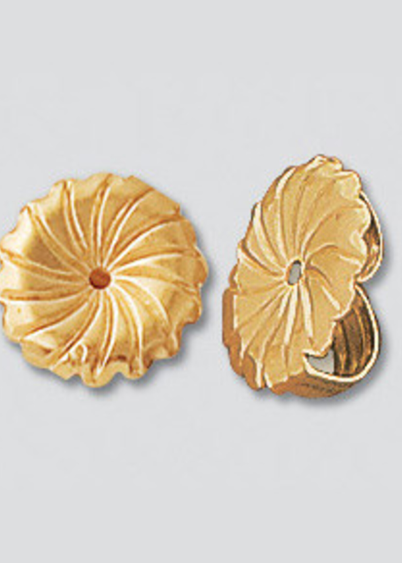 Jumbo Earnuts 14k Gold Filled Qty 2