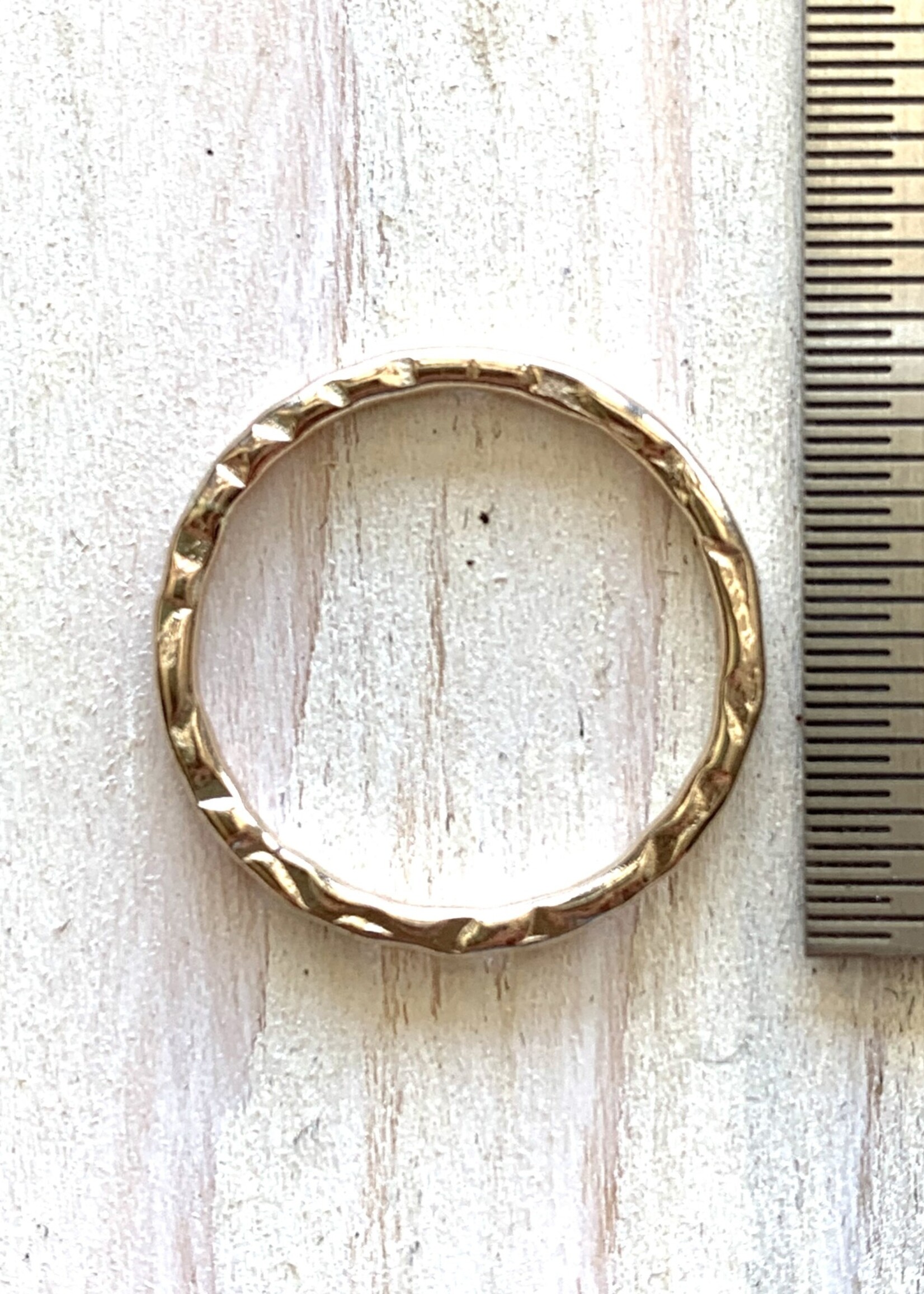 17mm Hoop 14k GF ea