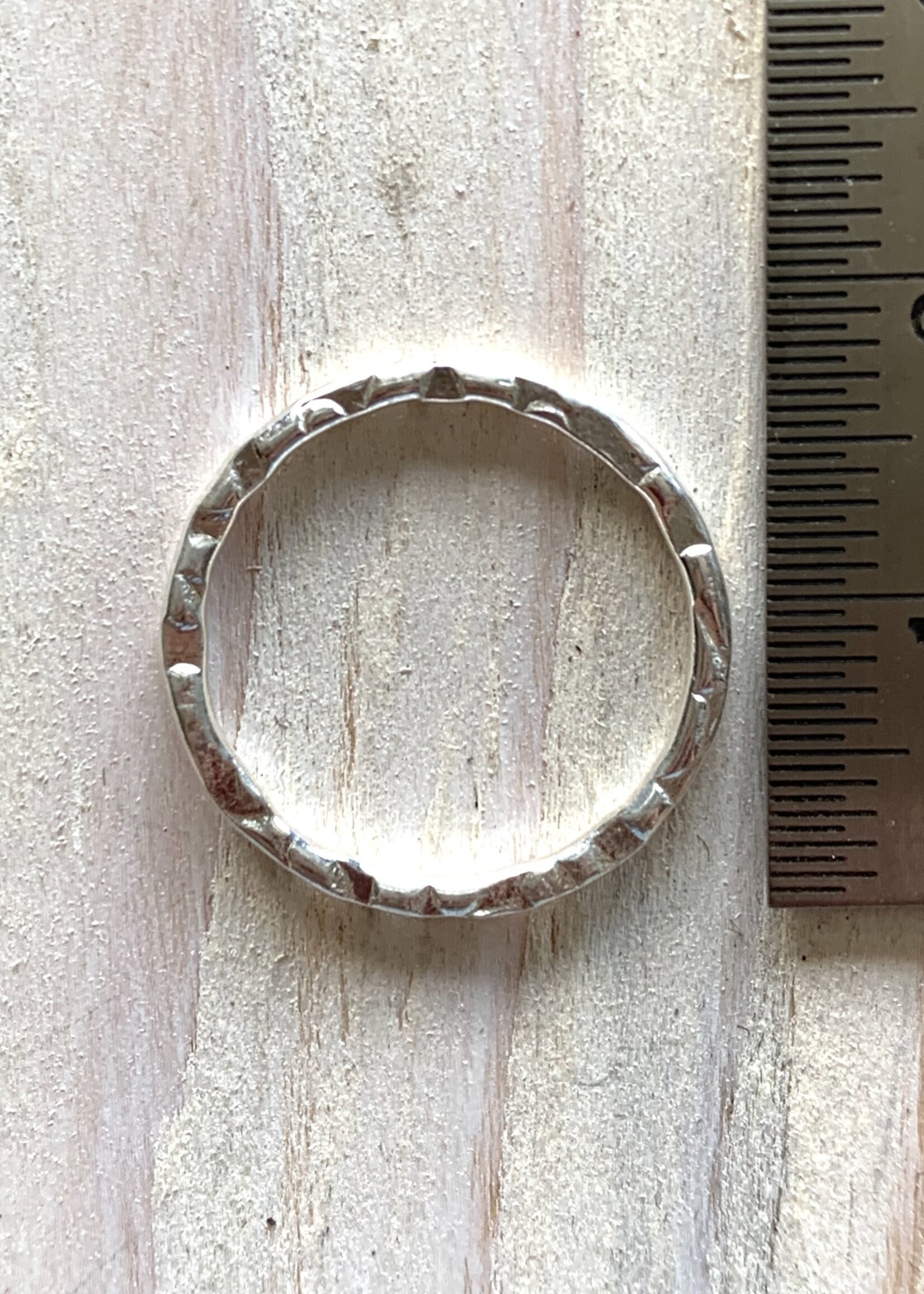 17mm Hoop Sterling Silver ea
