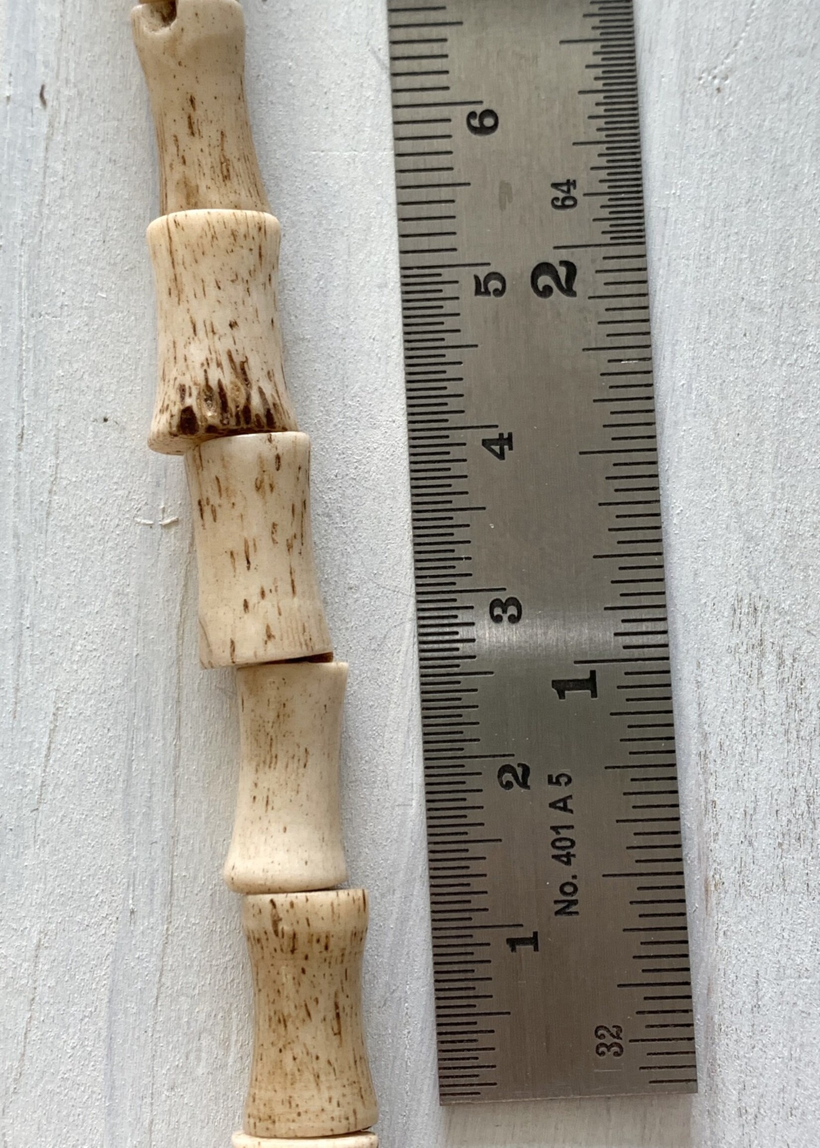 Bamboo Latte Bone Bead Strands