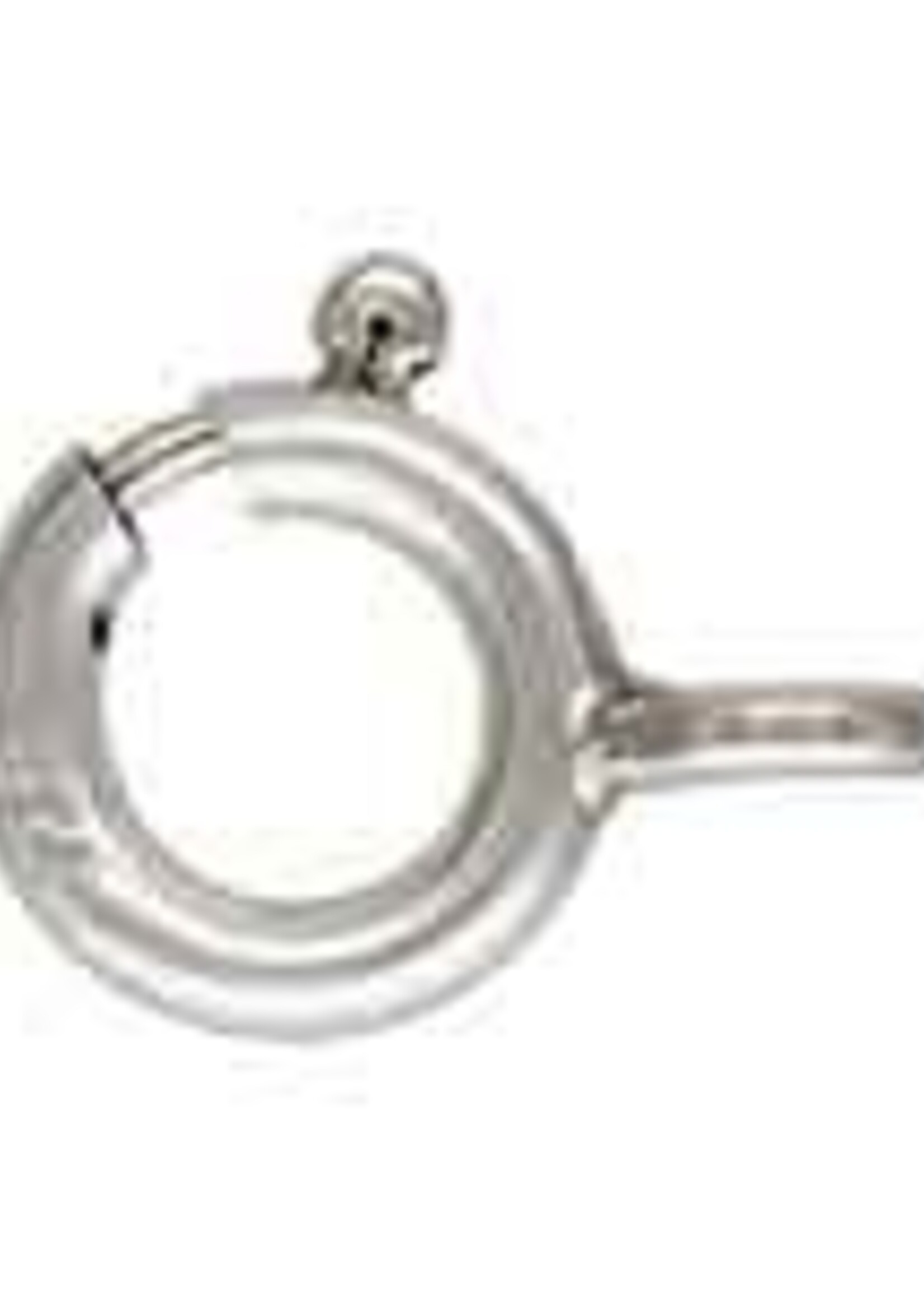 7mm Spring Clasp, Sterling Silver Qty 5