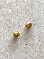 2.5mm Ribbed Crimps Gold Plated Qty 5gms