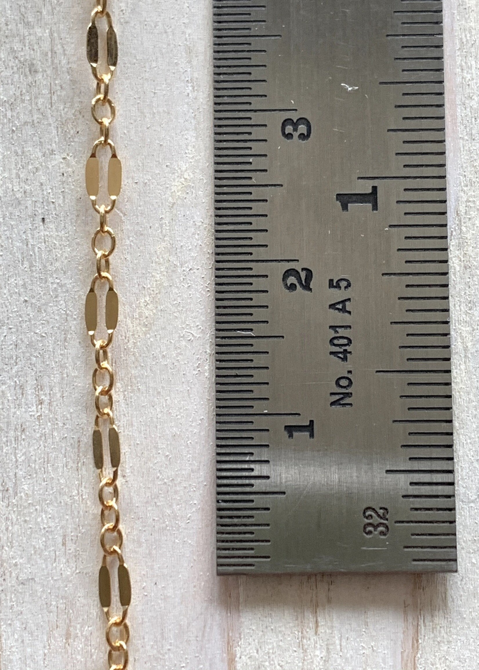 Coffee Bean Chain 14K Gold Filled Inch