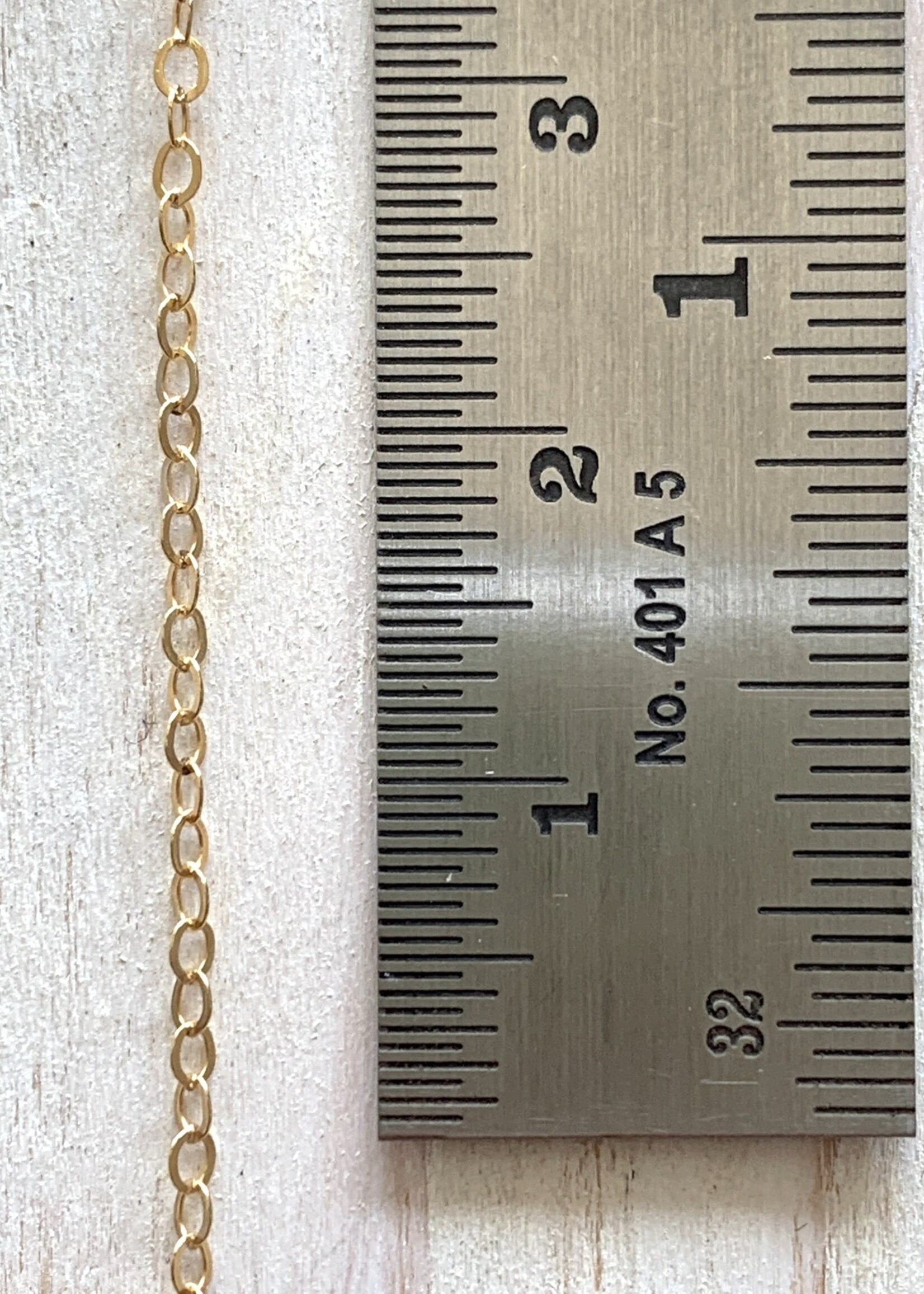 Gold-Filled Cable 3 to 1 Chain by The Foot