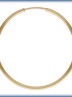 30mm Endless Hoop 14k Gold Filled pair