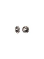 3x2mm Roundels Silver Plated Qty 144