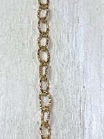 2.1mm Knurled Chain 14k Gold Filled Inch