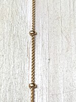 1mm Satellite Chain w/1.9mm Ball 14k Gold Filled Inch