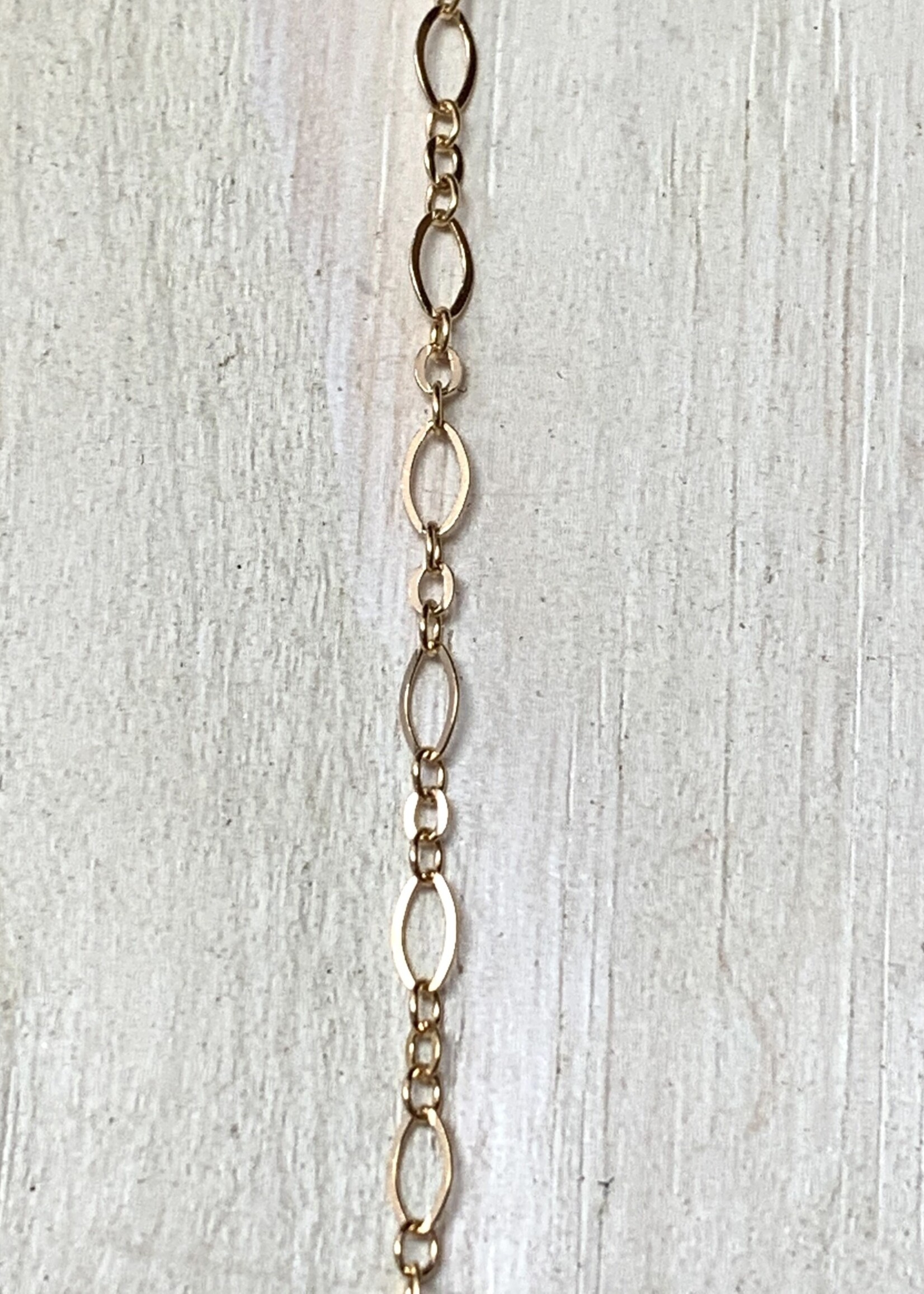 Long Short Chain 14k Gold Filled Inch