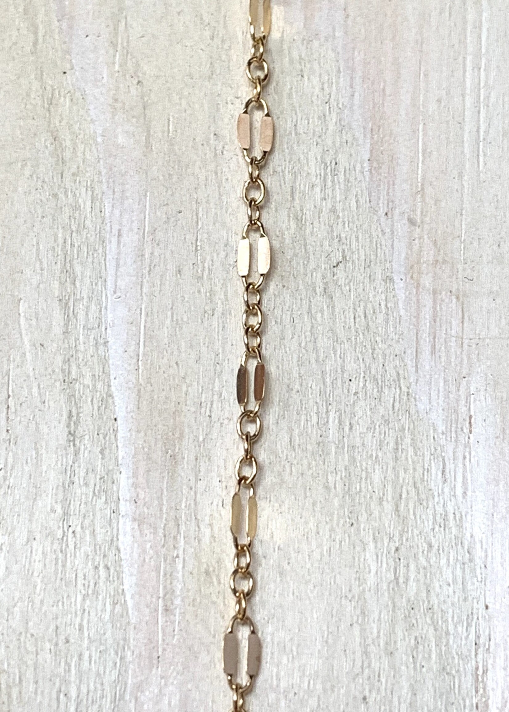 Coffee Bean Chain 14K Gold Filled Inch