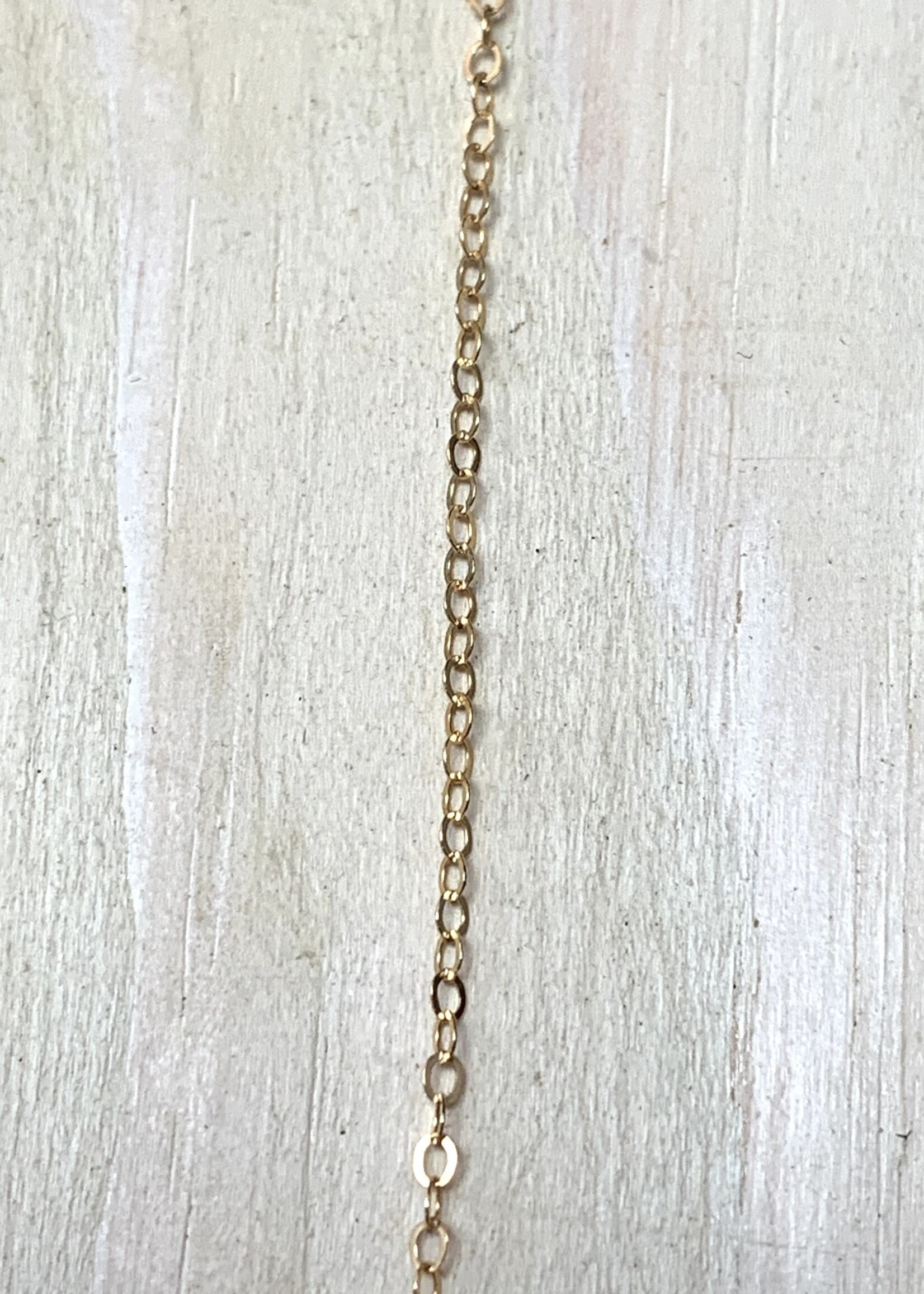 1.3mm Chain Flat Cable 14k Gold Filled Inch