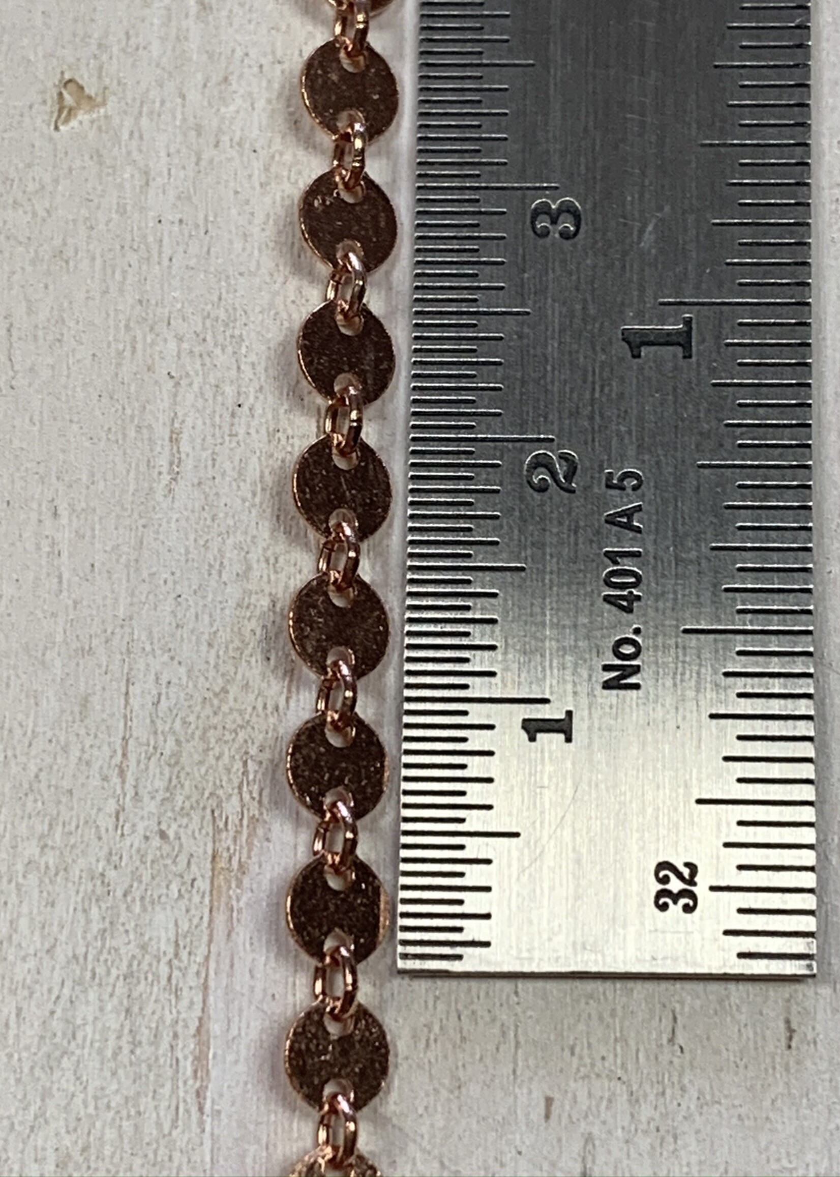 4mm Connector Chain 14k Rose Gold Filled Inch