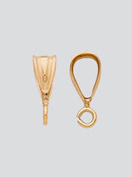 10mm Bail 3x6mm with open Ring 14k Gold Filled ea