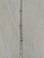 Faceted Satellite Chain Sterling Silver Inch