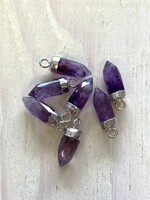 Gem Bullets Amethyst Silver