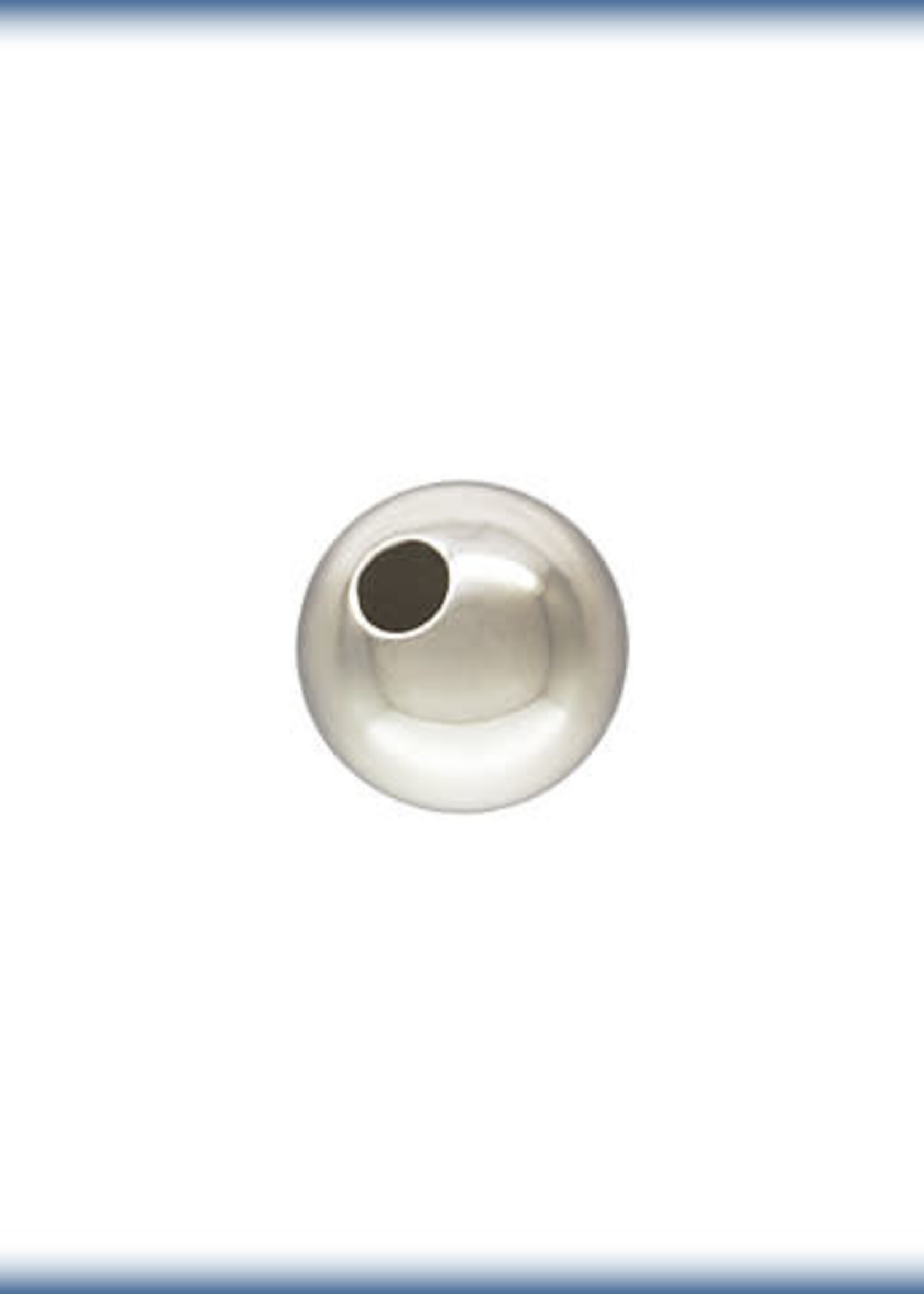 5mm Round Bead Sterling Silver Qty 10