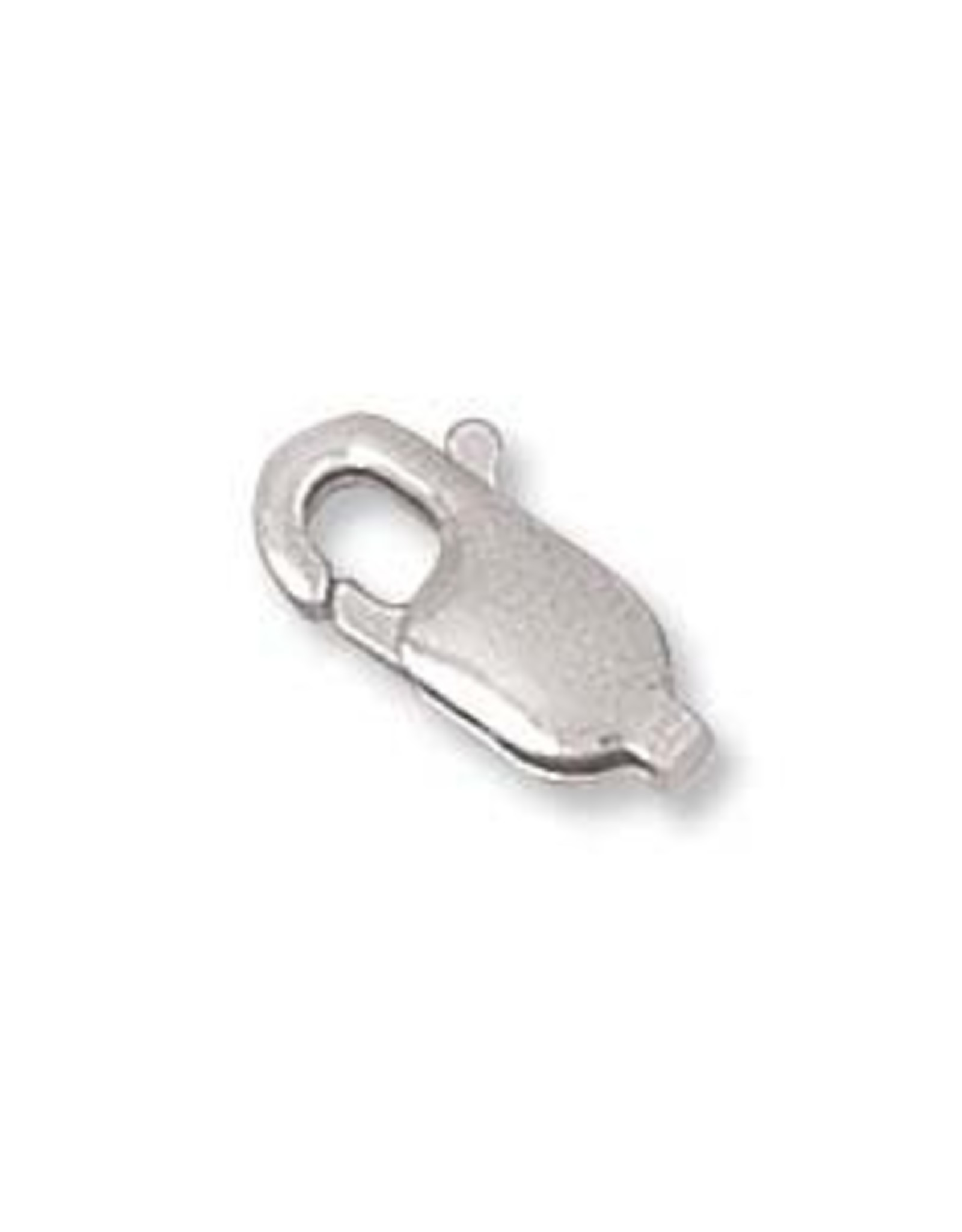 14x5 Lobster Clasp, Sterling Silver Qty 2