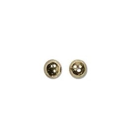3mm Rounds Gold Plate Qty 24