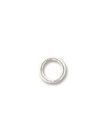 5mm Jumpring 19ga Silver Plated Qty 24