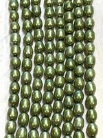 Rice Pearls Saige Green Strand