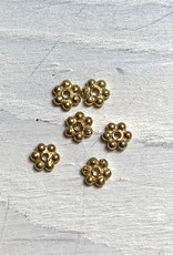 4mm Daisies Gold Vermeil Qty 12