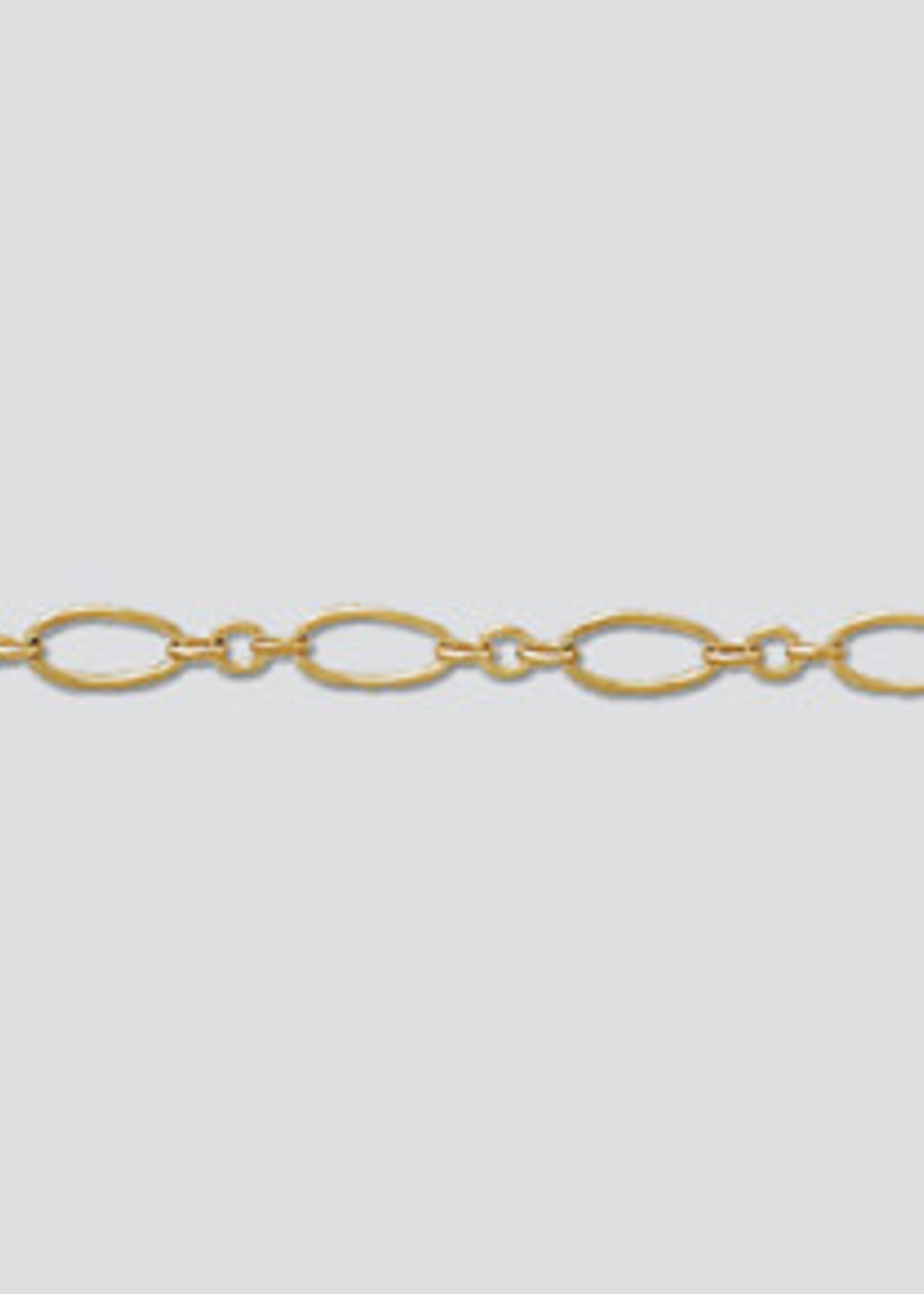 Oval Long & Short Chain 14k Gold Filled Inch