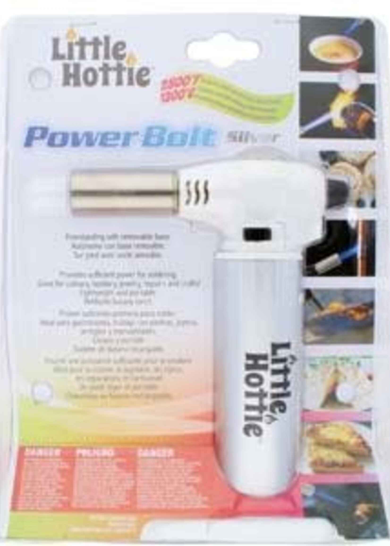 Power Bolt Silver Butane Torch ea