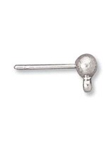 4mm Ball Post Stainles Steel Qty 12