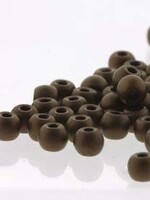 2mm Round Druk Beads Dark Bronze  Matt  Qty 50
