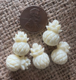 Pineapple Bead White Wholesale Qty 50